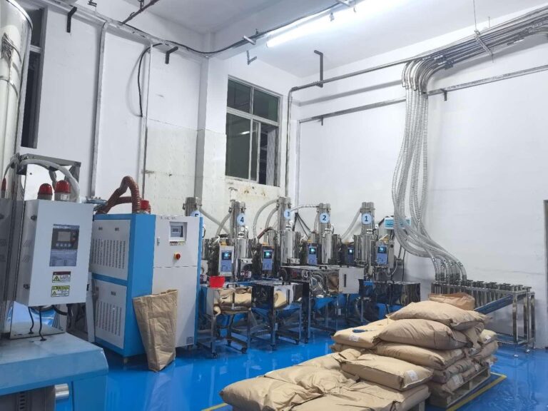 Plastic material control center